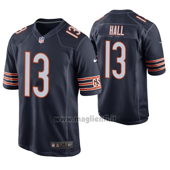 Maglia NFL Game Chicago Bears Marvin Hall Blu